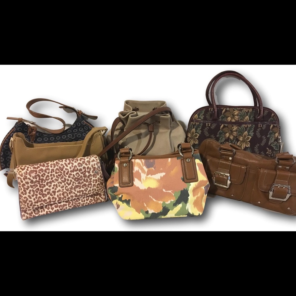Handbag Lot 7 Tignanello Etienne Aigner Nine West